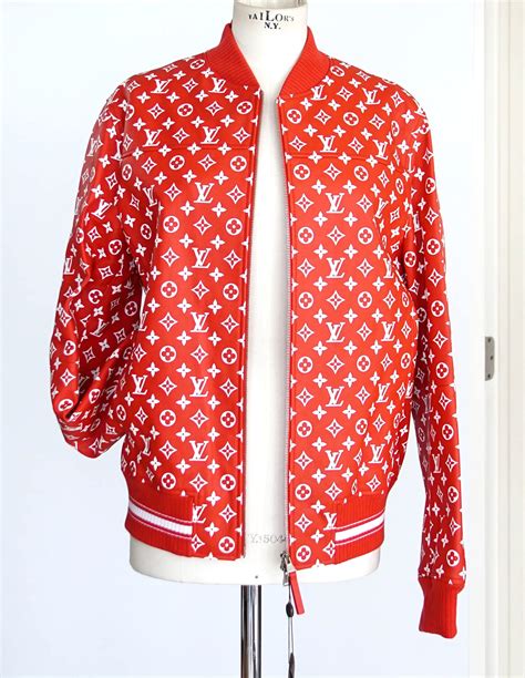 supreme and louis vuitton jacket